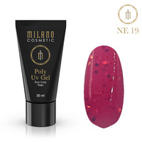 Изображение  Полигель Milano Poly Gel Neon №19, 30 мл, Объем (мл, г): 30, Цвет: 19