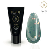 Изображение  Полигель Milano Poly Gel Neon №21, 30 мл, Объем (мл, г): 30, Цвет: 21