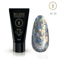 Изображение  Полигель Milano Poly Gel Neon №23, 30 мл, Объем (мл, г): 30, Цвет: 23