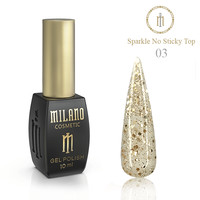 Зображення  Топ без липкого шару Milano Top Sparckle No Sticky №03, 10 мл, Об'єм (мл, г): 10, Колір: 03