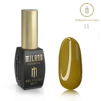 Зображення  База для гель лаку Milano Base Defferent Color №11, 10 мл, Об'єм (мл, г): 10, Колір: 11