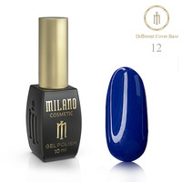 Зображення  База для гель лаку Milano Base Defferent Color №12, 10 мл, Об'єм (мл, г): 10, Колір: 12