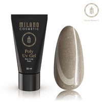 Изображение  Полигель с шимером Milano Poly Gel Shimmer №12, 30 мл, Объем (мл, г): 30, Цвет: 12