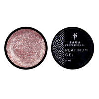 Зображення  Гель для дизайну Saga Platinum Paint №05 рожевий, 5 мл, Об'єм (мл, г): 5, Колір: 05