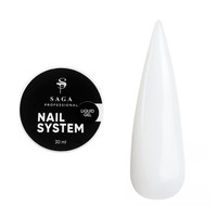 Изображение  Моделирующий гель Saga Liquid Gel №03 белый, 30 мл, Объем (мл, г): 30, Цвет: 03