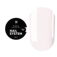 Изображение  Моделирующий гель Saga Liquid Gel №11 бледный персиково-розовый, 30 мл, Объем (мл, г): 30, Цвет: 11