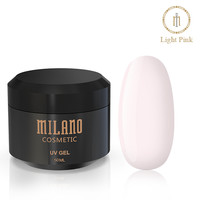 Зображення  Гель для нарощування Milano 50 мл, Light Pink, Об'єм (мл, г): 50, Колір: Light Pink