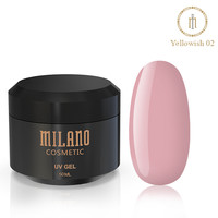 Зображення  Гель для нарощування Milano 50 мл, Yellowish 2, Об'єм (мл, г): 50, Колір: Yellowish 2