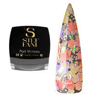 Изображение  Гель Steffani Confetti Glitter №02, 5 мл, Объем (мл, г): 5, Цвет: 02