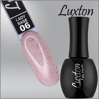Изображение  Камуфлирующая база LUXTON Lady Base №006 молочный с розовым шиммером и розовой поталью, 15 мл, Объем (мл, г): 15, Цвет: 006