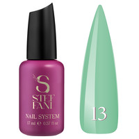 Изображение  База камуфлирующая для гель-лака Steffani Cover Base №13 светлый синевато-зеленый, 17 мл, Объем (мл, г): 17, Цвет: 13