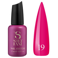 Зображення  База камуфлююча для гель-лаку Steffani Cover Base №19 насичений яскраво-рожевий, 17 мл, Об'єм (мл, г): 17, Колір: 19