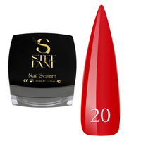 Изображение  База камуфлирующая для гель-лака Steffani Cover Base №20 красный, 30 мл, Объем (мл, г): 30, Цвет: 20