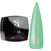 Зображення  База камуфлююча для гель-лаку Steffani Cover Base №13 світлий синювато-зелений, 50 мл, Об'єм (мл, г): 50, Колір: 13