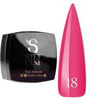 Зображення  База камуфлююча для гель-лаку Steffani Cover Base №18 темно-рожевий насичений, 50 мл, Об'єм (мл, г): 50, Колір: 18