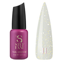 Изображение  База камуфлирующая для гель-лака Steffani Cover Base №11 молочный с персиковым шимером, 9 мл, Объем (мл, г): 9, Цвет: 11