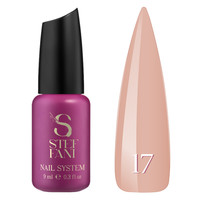 Изображение  База камуфлирующая для гель-лака Steffani Cover Base №17 бледно-каштановый, 9 мл, Объем (мл, г): 9, Цвет: 17