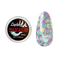 Зображення  Глітерний гель LUXTON Mascarad №03, 5 мл, Об'єм (мл, г): 5, Колір: 03