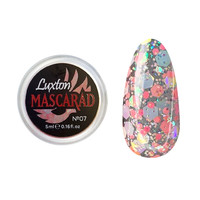 Зображення  Глітерний гель LUXTON Mascarad №07, 5 мл, Об'єм (мл, г): 5, Колір: 07