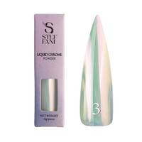 Зображення  Рідке втирка для нігтів Steffani Liquid Chrome Powder 03 рожевий, 2 г, Об'єм (мл, г): 2, Колір: 03