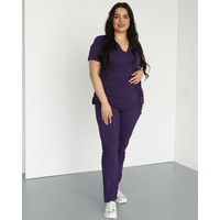 Зображення  Медичний костюм жіночий Ріо фіолетовий +SIZE р. 60, "БІЛИЙ ХАЛАТ" 346-335-704, Розмір: 60, Цвет: фиолетовый