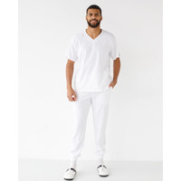 Зображення  Медичний костюм чоловічий Арізона білий р. 50, "БІЛИЙ ХАЛАТ" 482-324-924, Розмір: 50, Цвет: білий