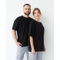 Зображення  Медична футболка унісекс чорна р. 2XL, "БІЛИЙ ХАЛАТ" 453-321-730, Розмір: 2XL, Цвет: чорний