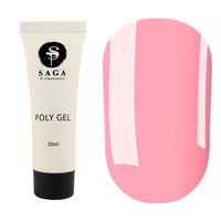Изображение  Полигель Saga Poly Gel (новый дизайн) № 04 розовый, 30 мл, Объем (мл, г): 30, Цвет: 04