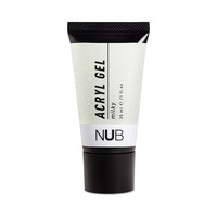 Зображення  Акрил-гель NUB Acryl Gel №06 Milky з шимером, 30 мл, Об'єм (мл, г): 30, Колір: 06