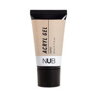 Зображення  Акрил-гель NUB Acryl Gel №08 Latteз шимером, 30 мл, Об'єм (мл, г): 30, Колір: 08