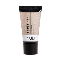 Зображення  Акрил-гель NUB Acryl Gel №09 Cashmere з шимером 30 мл, Об'єм (мл, г): 30, Колір: 09