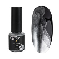 Зображення  Чорнило для дизайну F.O.X Color Ink №008 сріблястий, 5 мл