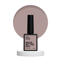 Изображение  Nails of the Day Let’s special Cocoa - молочно-коричневый гель-лак для ногтей, перекрывающий в один слой, 10 мл, Объем (мл, г): 10, Цвет: Cocoa