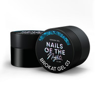 Зображення  Nails Of The Night Brokat gel 03 - дизайн гель з різнобарвним брокатом та глітером для нігтів, 5 г, Об'єм (мл, г): 5, Колір: 03