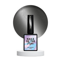 Зображення  Nails Of The Night Holographic Top Cat eye - голографічний топ з ефектом котячого ока для нігтів без липкого шару, 10  мл