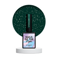 Зображення  Nails Of The Night Let’s special Kevin - світловідбиваючий рефлектів темно-зелений гель-лак для нігтів, що перекриває в один шар, 10  мл