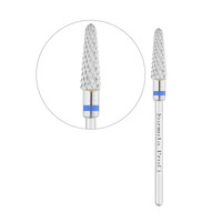 Изображение  Фреза твердосплавная Formula Profi 100-1053 конус прямой синяя диаметр 4 мм / рабочая часть 13 мм