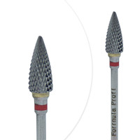 Зображення  Фреза твердосплавна Formula Profi 100-1039 кукурудза конус гострий червоний діаметр 6 мм / робоча частина 13 мм