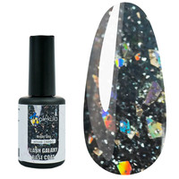 Зображення  База для гель-лаку Nails Molekula Base Flash Galaxy Night Sky нічне сяйво, 12 мл, Об'єм (мл, г): 12, Колір: Night Sky