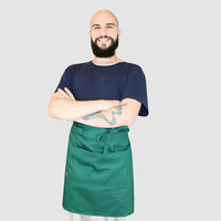 Зображення  Фартух до коліна зелений Nibano 1023.KG