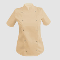 Зображення  Кітель жіночий короткий рукав кремовий р. S Nibano 4100.CR.S, Розмір: S, Цвет: кремовий