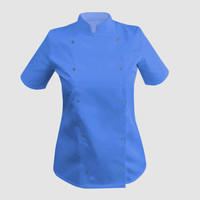 Зображення  Кітель жіночий короткий рукав небо р. 2XL Nibano 4100.LB.XXL, Розмір: 2XL, Цвет: небо