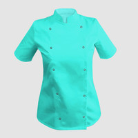 Зображення  Кітель жіночий короткий рукав м'ята р. S Nibano 4100.MI.S, Розмір: S, Цвет: м'ята