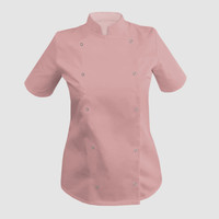 Зображення  Кітель жіночий короткий рукав пудра р. L Nibano 4100.PW.L, Розмір: L, Цвет: пудра