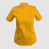 Зображення  Кітель жіночий короткий рукав жовтий р. S Nibano 4100.WO.S, Розмір: S, Цвет: жовтий