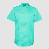 Зображення  Кітель унісекс короткий рукав м'ята р. 2XL Nibano 4102.MI.XXL, Розмір: 2XL, Цвет: м'ята