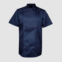 Зображення  Кітель унісекс короткий рукав темно-синій р. 3XL Nibano 4102.NA.XXXL, Розмір: 3XL, Цвет: темно синій