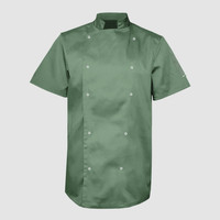 Зображення  Кітель унісекс короткий рукав оливковий р. 3XL Nibano 4102.OL.XXXL, Розмір: 3XL, Цвет: оливковий