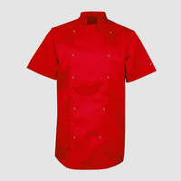 Зображення  Кітель унісекс короткий рукав червоний р. L Nibano 4102.RE.L, Розмір: L, Цвет: червоний