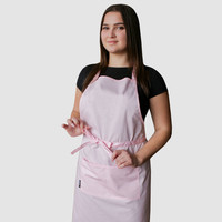 Зображення  Фартух класичний з кишенями рожевий Nibano 2023.PI-0